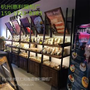 杭州展柜厂加工定制惠利展柜黑铁做旧hl3305优等品服装箱包道具展示柜